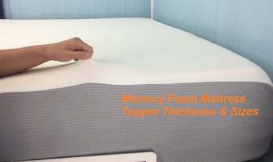 Thickness of Memory Foam Mattress Topper